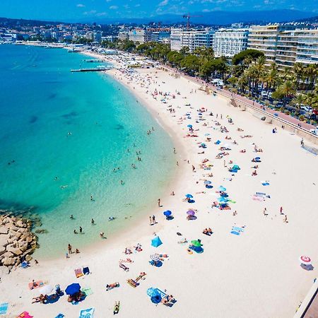 Duplex vue mer spendide, terrasse piscine jardins parking Cannes Extérieur photo